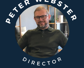 Welcoming Pete Webster
